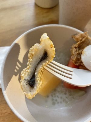 Black sesame filling   at Everyday in Hong Kong Island