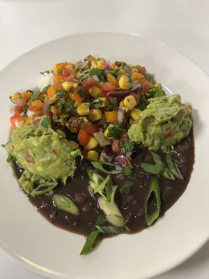 The beany bowl…a work of art!  at First Bite in Ann Arbor