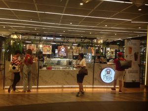 located between adidas and f:lab at Mom & Sis - Central World in Bangkok