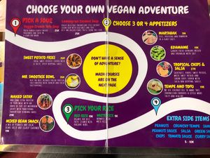 menu at Ayo Vegan - Peliatan in Ubud