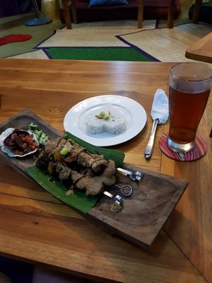 Killer satay at Ayo Vegan - Peliatan in Ubud