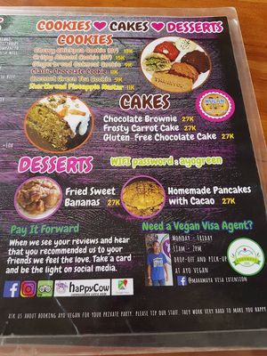 Desserts at Ayo Vegan - Peliatan in Ubud