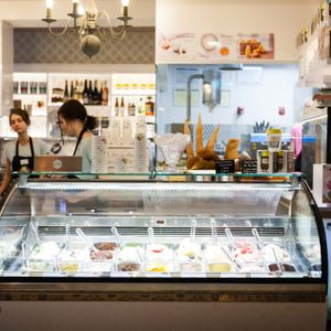 Fresh gelato made in-store: 18 flavours in the summer and 12 flavors off-season at Gelato Ladies in Tallinn