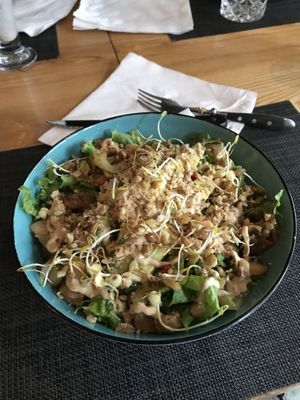 Brilliance salad at My Brilliance Cafe in Podgorica