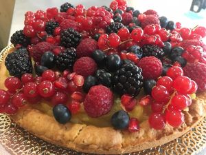 Berry pie at Clorophylla Veg & Bio Shop in Pisa