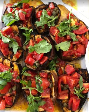 Gallurese eggplant at Clorophylla Veg & Bio Shop in Pisa