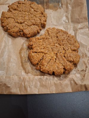 Peanut butter cookies at Furna in Sofia