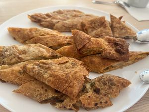 We got some to go and ate them in our accommodation later    at Furna in Sofia