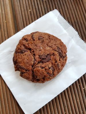 Cookie with chocolate chips at Furna in Sofia
