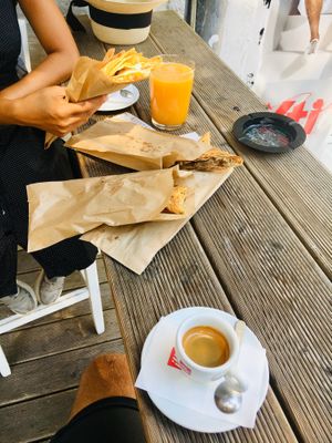 Delicious coffee, juice and vegan pastries  at Furna in Sofia