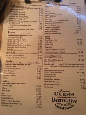  at Sherlocks in Whitby