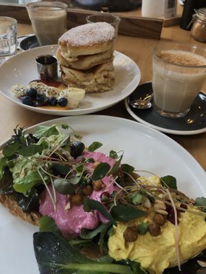 Vegan Rainbow Bread & Pancakes  at Cafe Nomad - Weststadt in Heidelberg