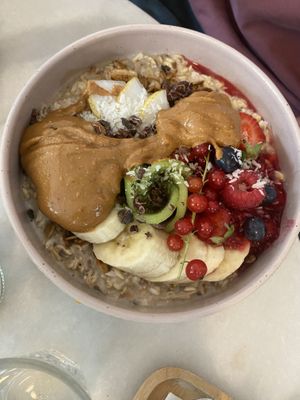Bircher Müsli mit Erdnussbutter  at Cafe Nomad - Weststadt in Heidelberg