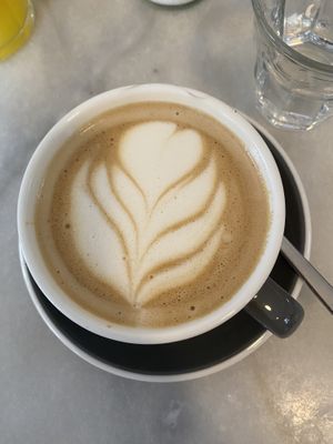 Cappuccino mit Hafermilch  at Cafe Nomad - Weststadt in Heidelberg