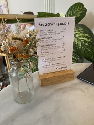 Specials   at Cafe Nomad - Weststadt in Heidelberg