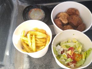 Delicious falafel at El Cafe Vegetarian Food in Ho Chi Minh City