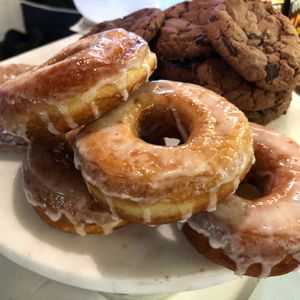 These were amazing, best vegan iced ring donut I’ve had in a while at Good To Go - The Bower in London