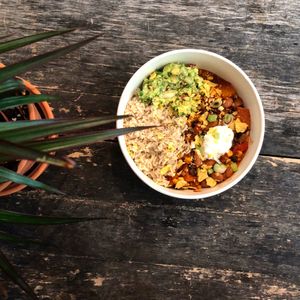 Bean chili.  at Good To Go - The Bower in London