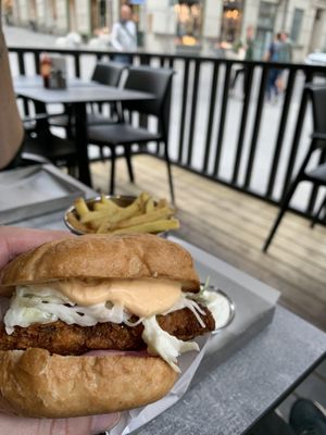 Crispy vegan. August 2019. at Phil's Burger - Gotgatan in Stockholm