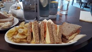 Vegan sandwiches at Duck Bay in Alexandria