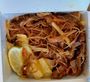 Singapore noodles with seitan at Malay Kitchen in Kinsale