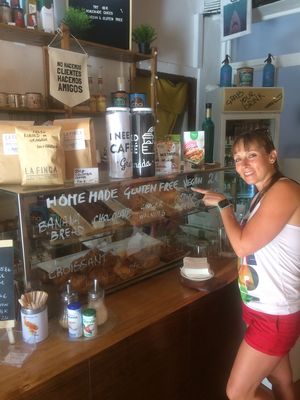 Vegan cakes mmmmm at I Need Coffee in Granada