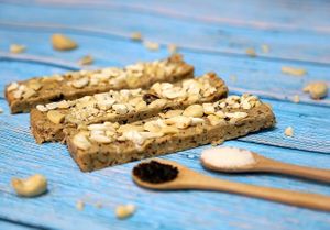 Peanut butter 
Peanut butter , peanuts, pea protein , almond , coconut , chia seeds , sunflower seeds ,Black  sesame , dates ,vanilla , coconut oils , Himalayan salt .  at Suphia's Functional Foods in Hong Kong Island