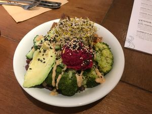 Bumi tempeh bowl at SLA - Haarlemmerdijk in Amsterdam