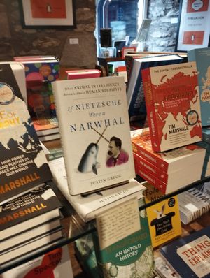 Book shop above at The Watermill Cafe in Aberfeldy