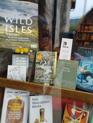 Books at The Watermill Cafe in Aberfeldy