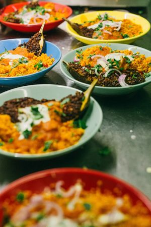 Main course vegan event dinner  at Pure Note in Dusseldorf