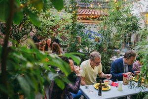 Our backyard garden. Calm and cosy. Secret spot in Dusseldorf.  at Pure Note in Dusseldorf