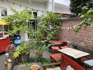 Outdoor seating area (very quiet)    at Pure Note in Dusseldorf