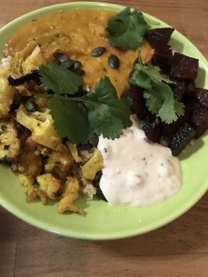 India bowl at Pure Note in Dusseldorf