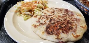 Vegan pupusa at Mami Cheli's in Menlo Park