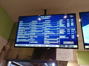 Menu at Mami Cheli's in Menlo Park