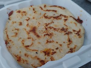 Vegan Papusa at Mami Cheli's in Menlo Park