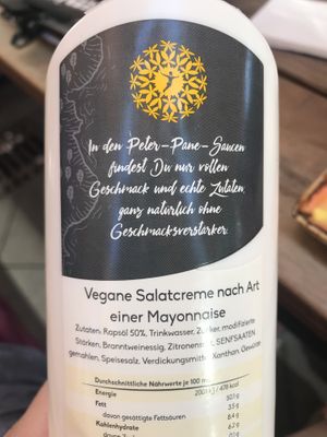 Vegan mayonnaise at Peter Pane - Leopoldstrasse in Munich