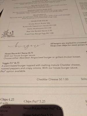 Burger at Merrie Garden in Sandown