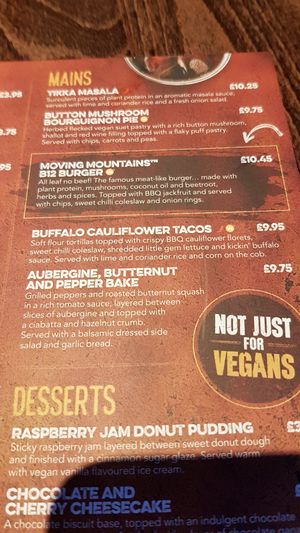 Mains at Merrie Garden in Sandown