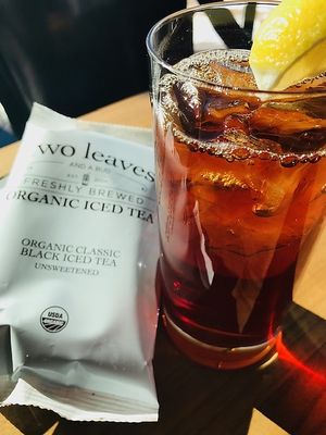 Delicious and refreshing, organic tea from Colorado's Two Leaves and a Bud! at Altezza at The Peaks in Telluride