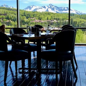 Diablo chickpea penne pasta is a flavorful addition to the dinner menu this summer!  at Altezza at The Peaks in Telluride