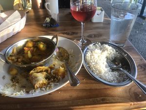 Yak and yeti vegan __ at Yak and Yeti in Napa