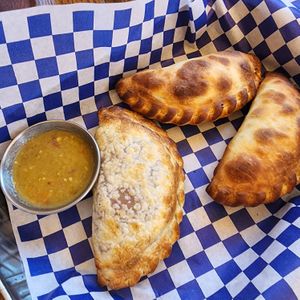 Vegan Empanada flight at Dellepiane Sedona in Sedona