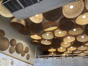Ceiling decor at Tapi Tapioca - Loja Leblon in Rio De Janeiro