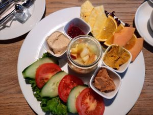 Vegan breakfast at Ox in Heitersheim
