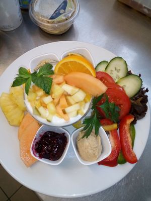 Vegan breakfast at Ox in Heitersheim