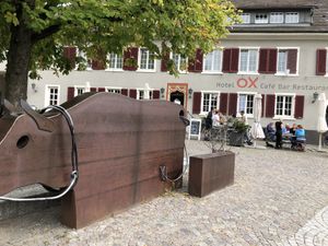Outside  at Ox in Heitersheim