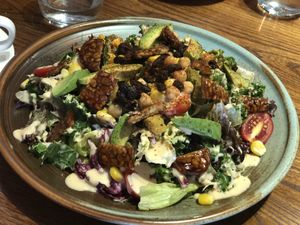 Tempeh Salad at Veggie Castle in Macau