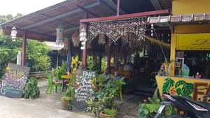 The restaurant at Fan's Homemade in Koh Phayam
